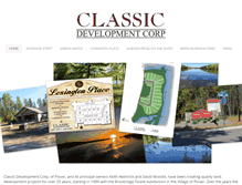 Tablet Screenshot of classic-development.com